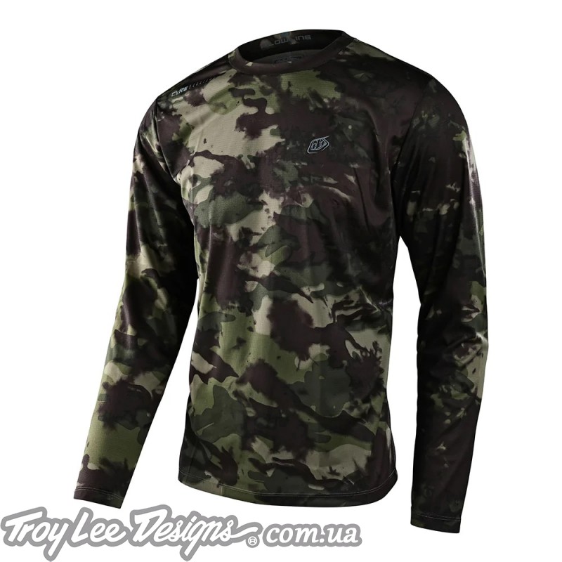 Джерси TLD FLOWLINE LS JERSEY COVERT [ARMY GREEN]